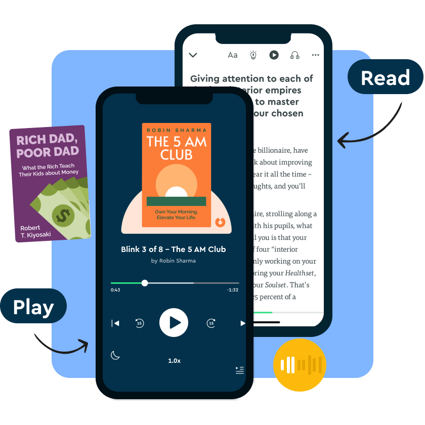 Blinkist vs Headway reading comparison.
